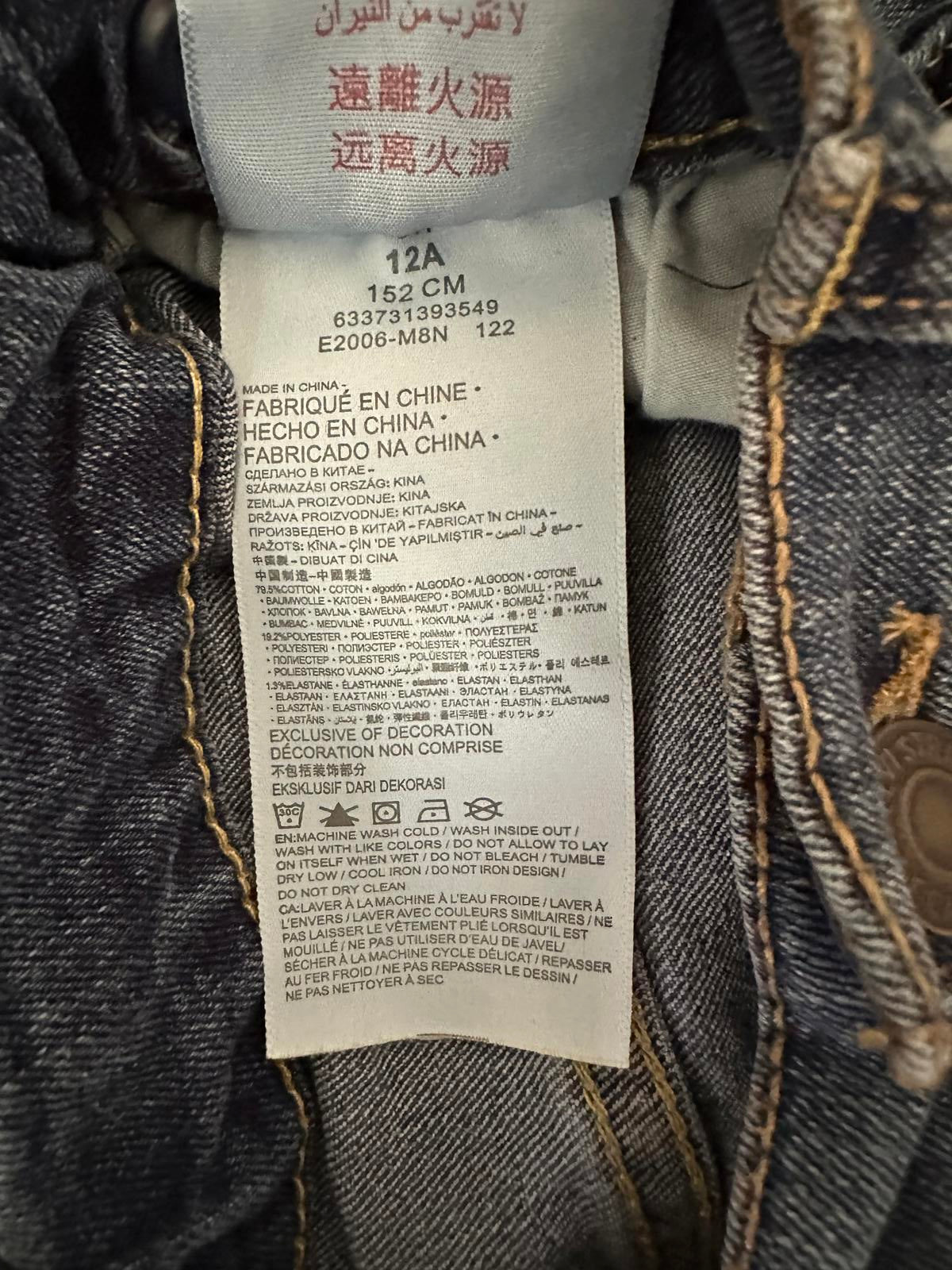 Levi’s 511™ Slim Fit Jeans – Kids Size 12A (152 cm)
