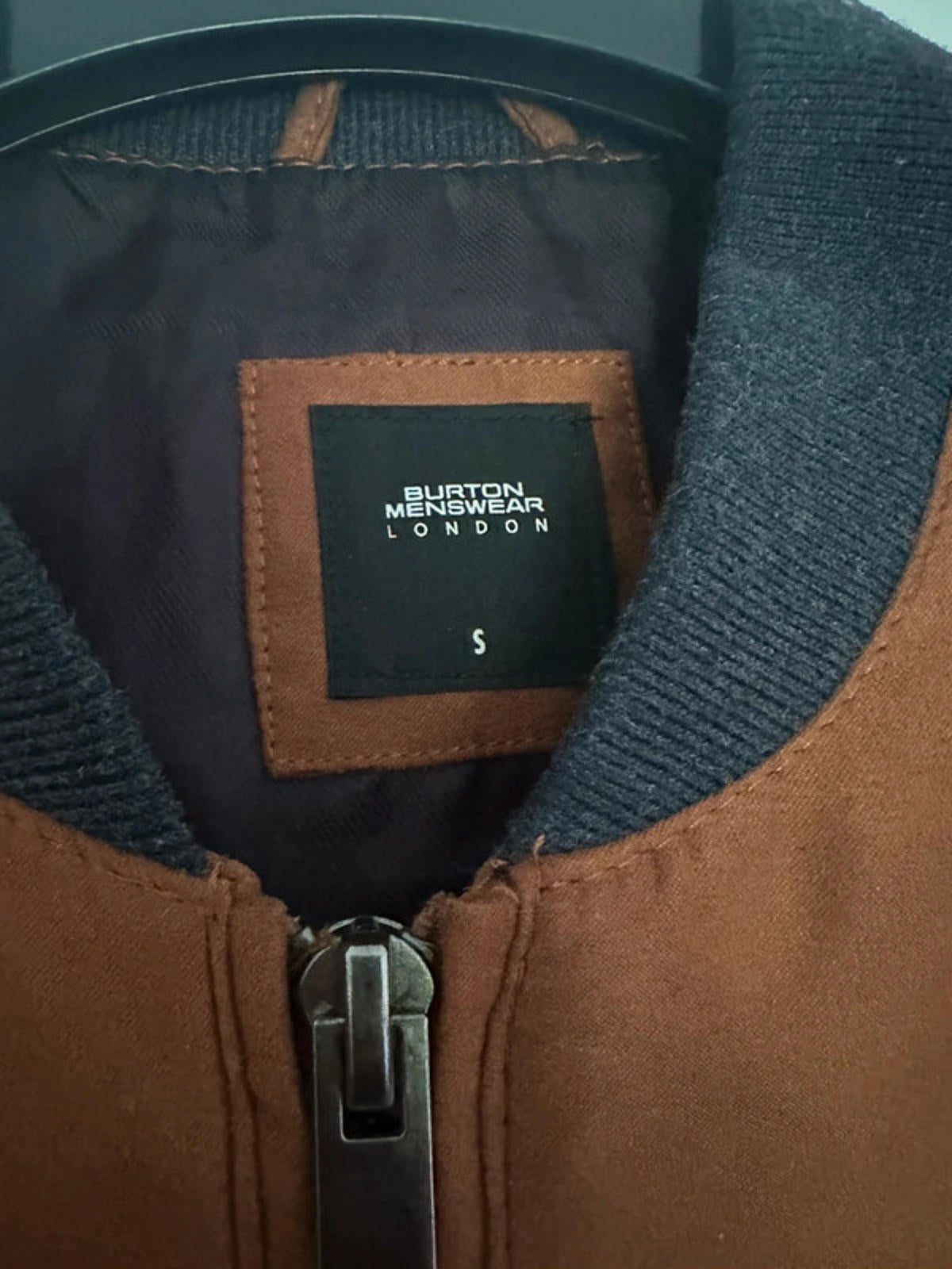 Burton Menswear London Brown Bomber Jacket