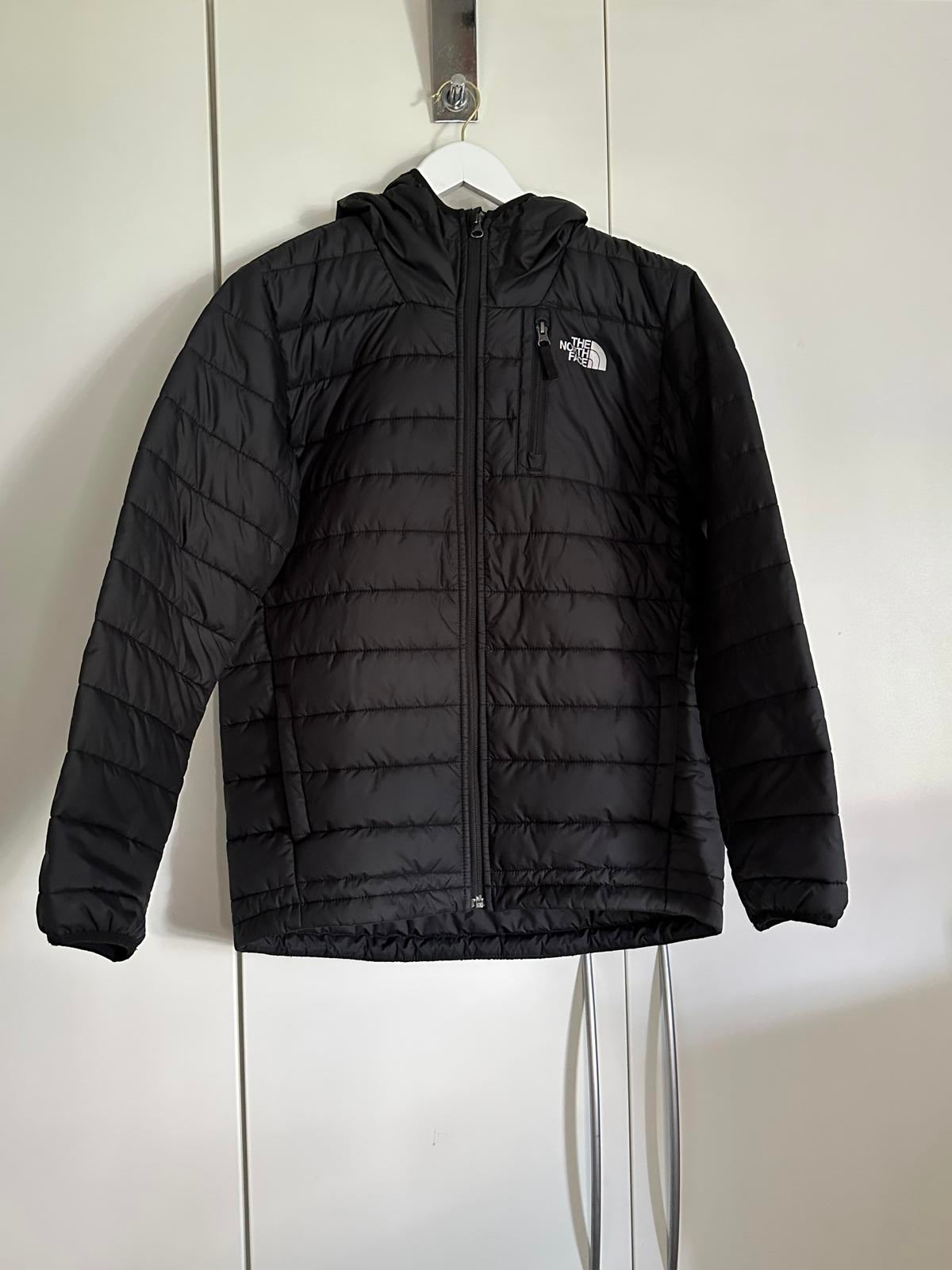 The North Face Youth XL Black Puffer Jacket with Hood
