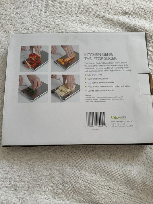 Kitchen Genie Tabletop Slicer – Slice with Precision and Ease