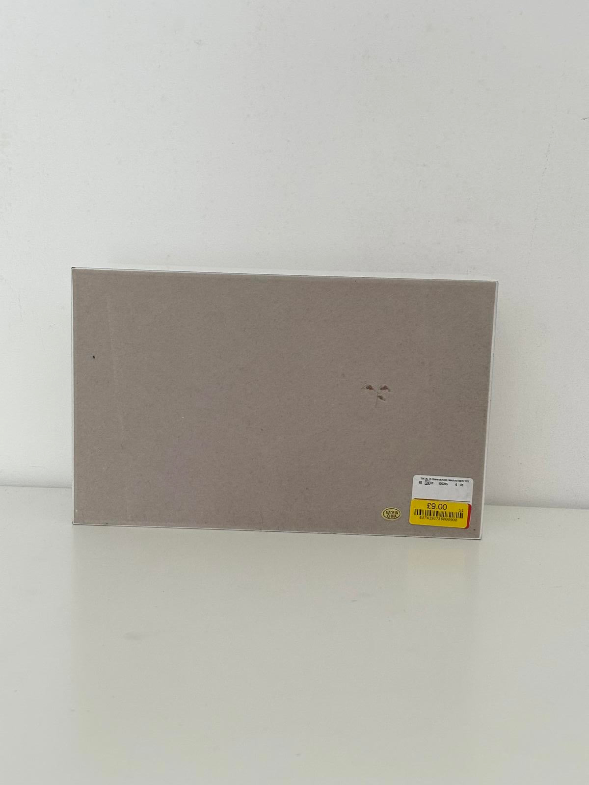 Modern White & Gold Acrylic Edge Decorative Tray