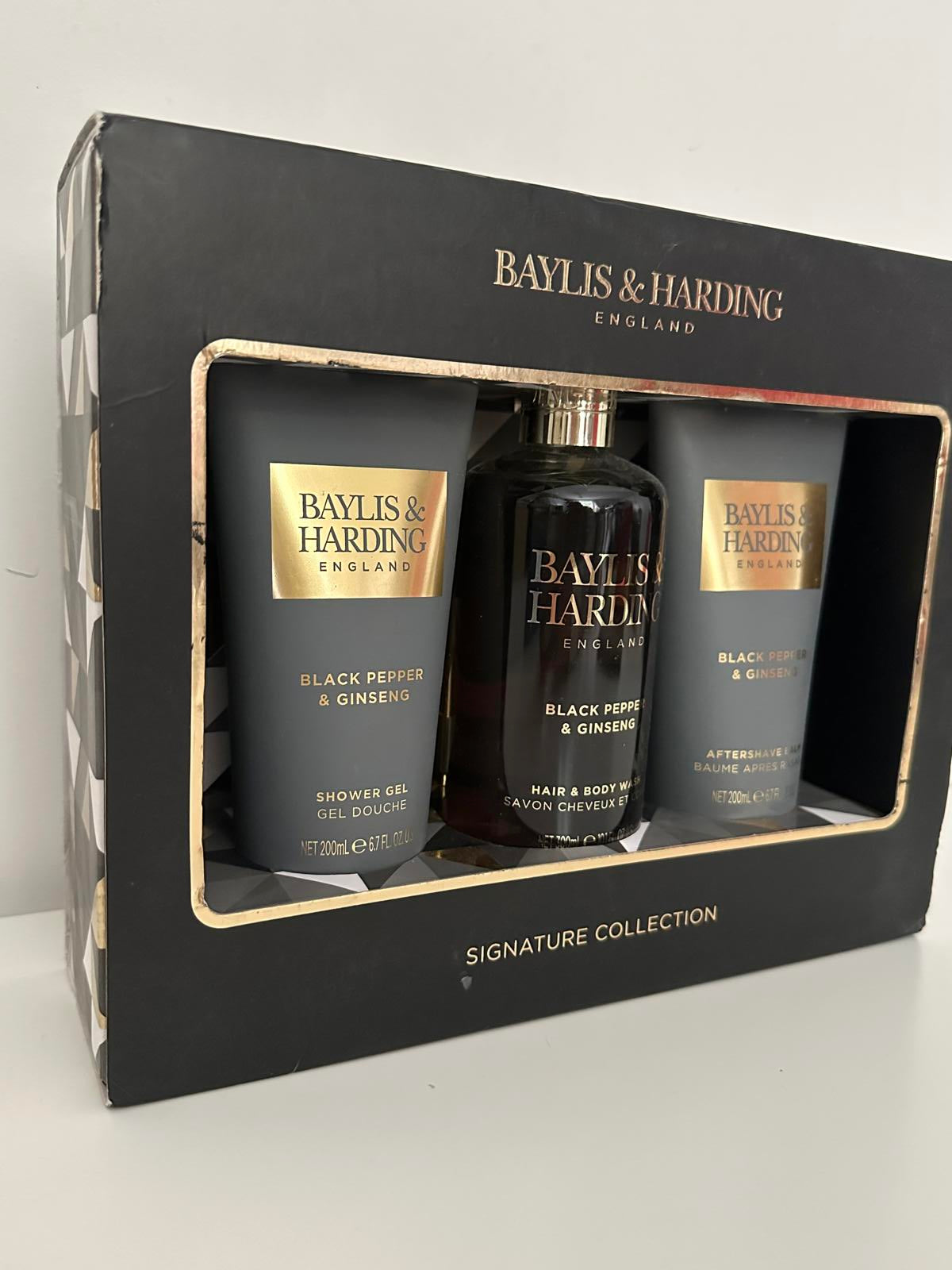 Baylis & Harding Black Pepper & Ginseng Men’s Gift Set – Signature Collection