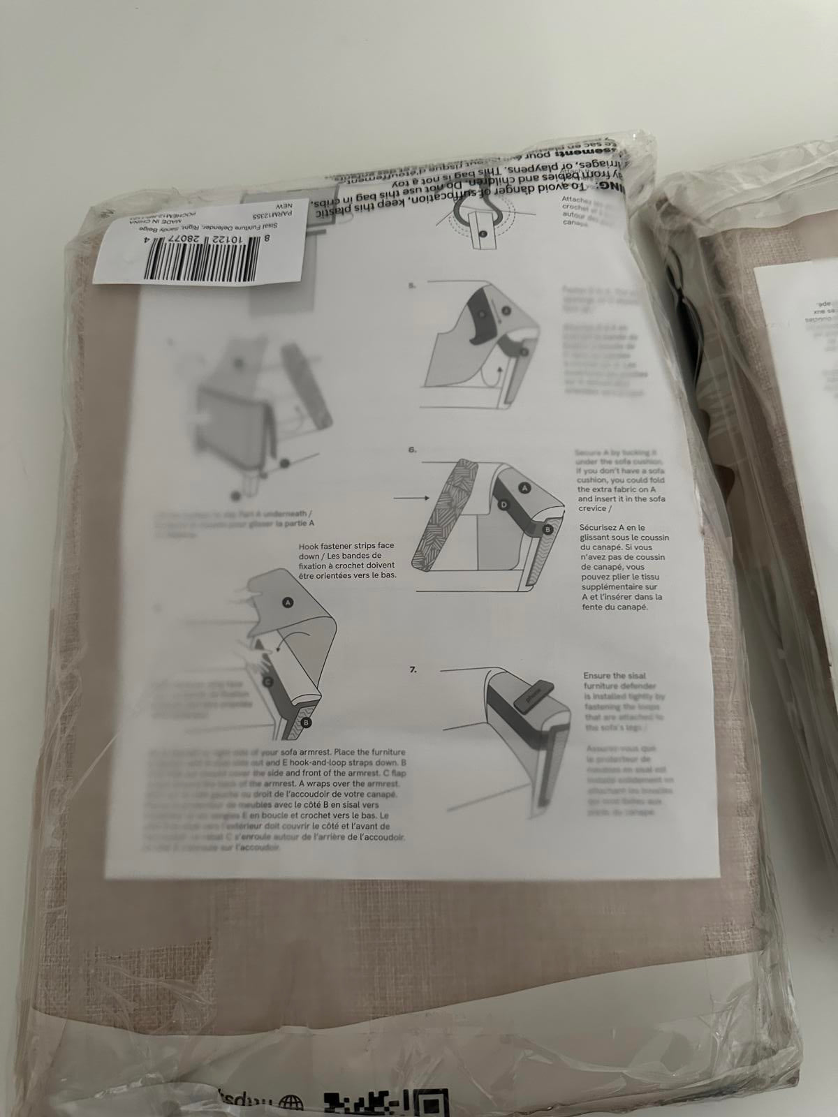 Panther Armor Sisal Furniture Defender – Right Arm Cat Scratch Protector