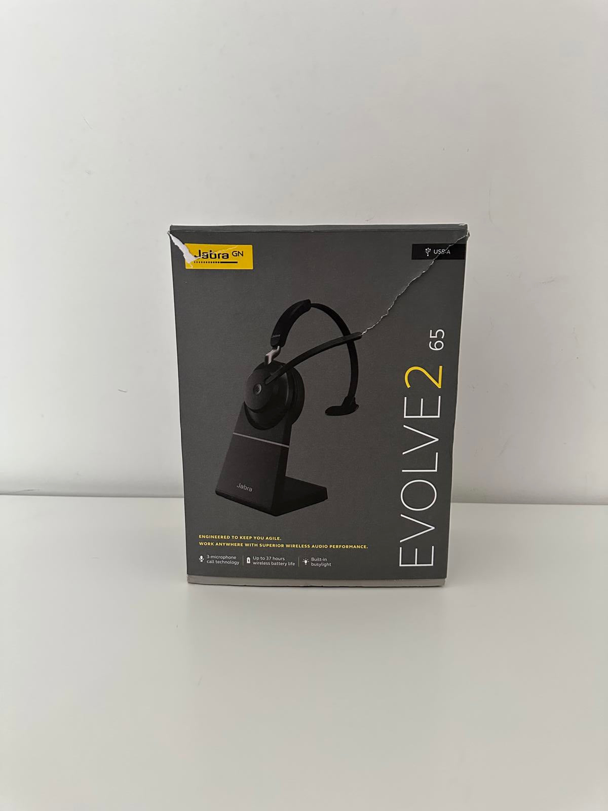 Jabra Evolve2 65 Wireless Headset (Teams‑Certified)