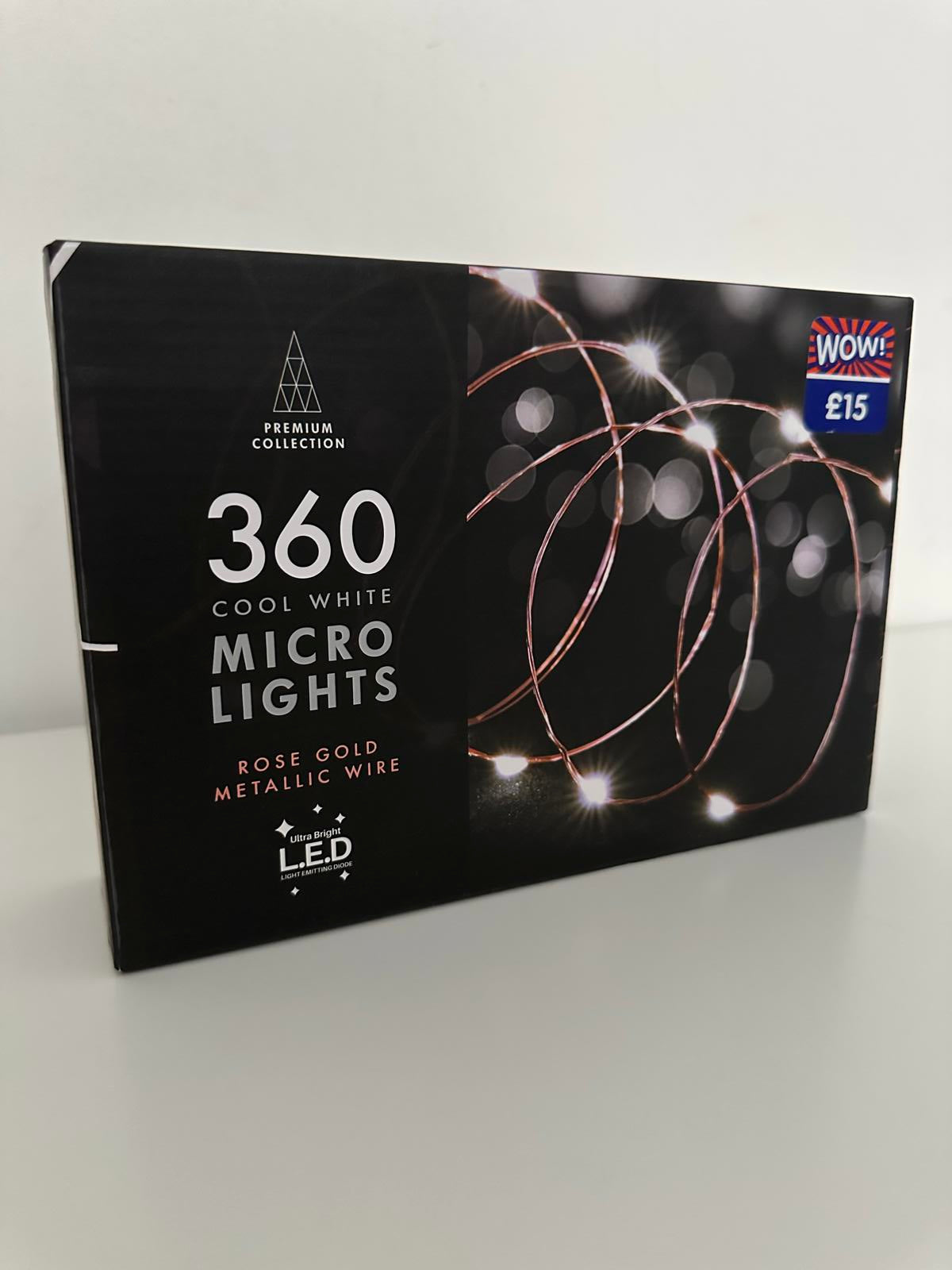 Premium Collection 360 LED Cool White Micro Lights