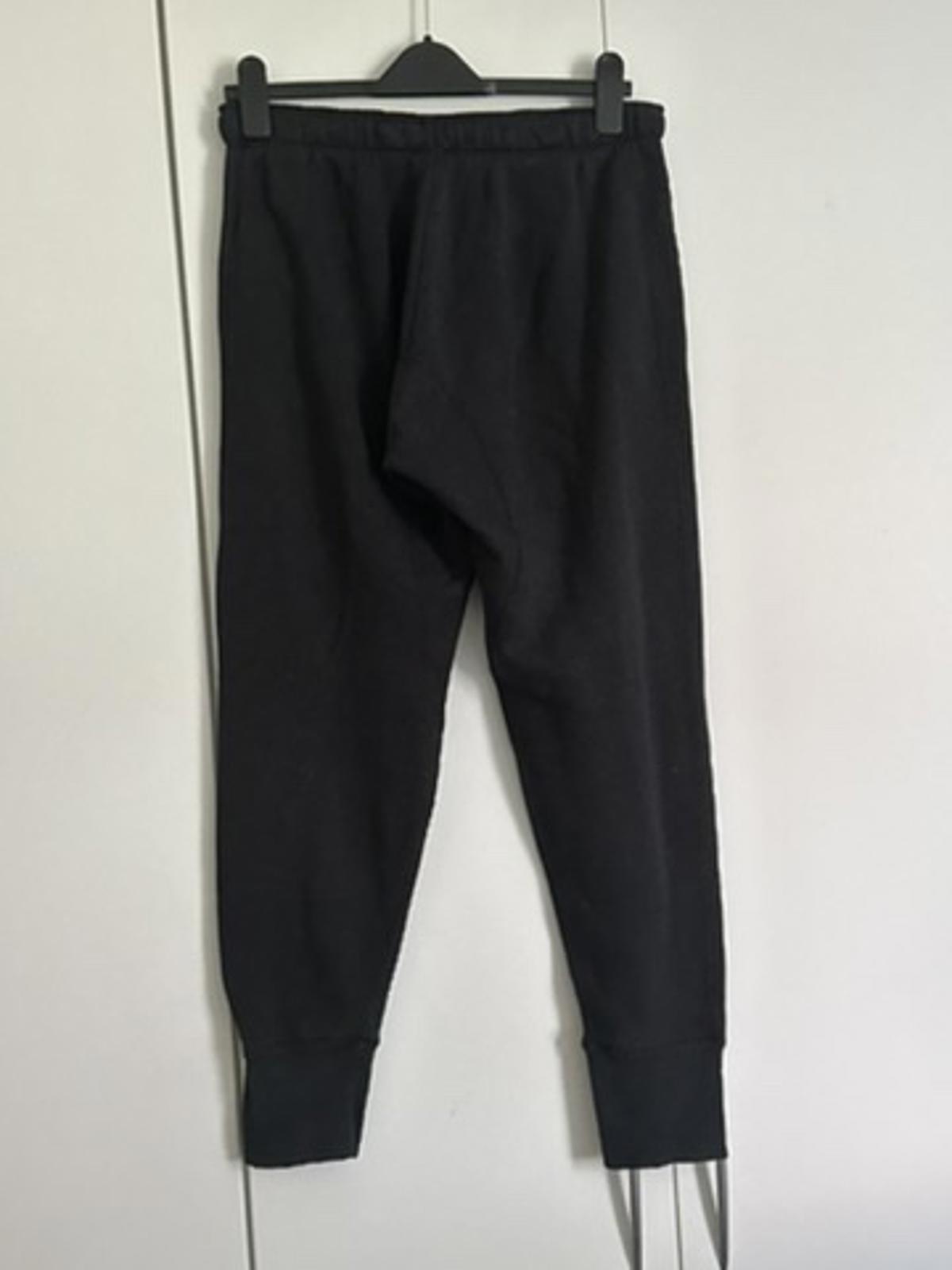 Nike Black Joggers with White Logo – Men's Size Small