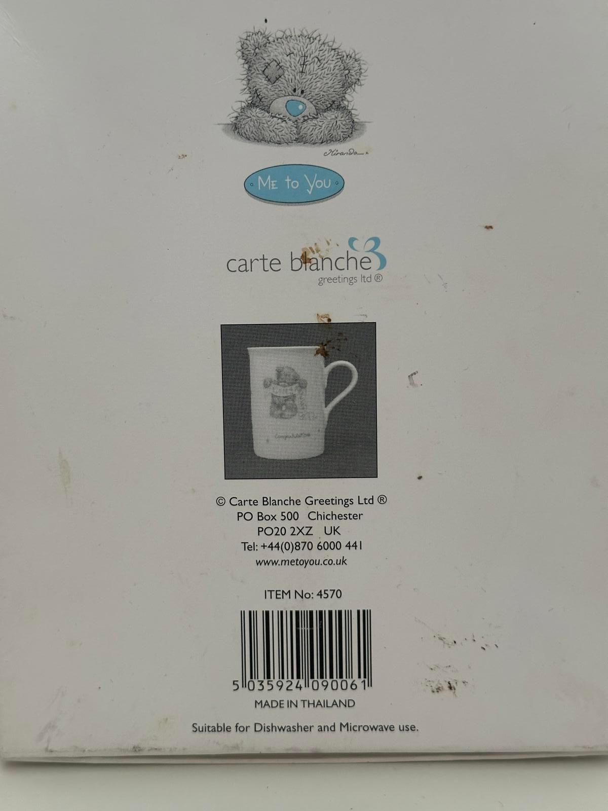 Me to You "Congratulations" Mug – The Mug Collection Gift Boxed (Carte Blanche)