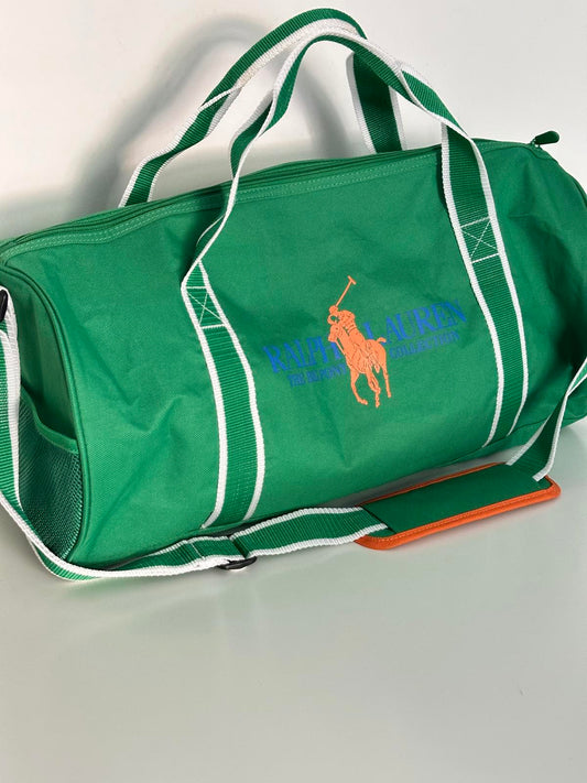 Ralph Lauren Big Pony Collection Green Duffel Bag – Iconic Sports Travel Holdall