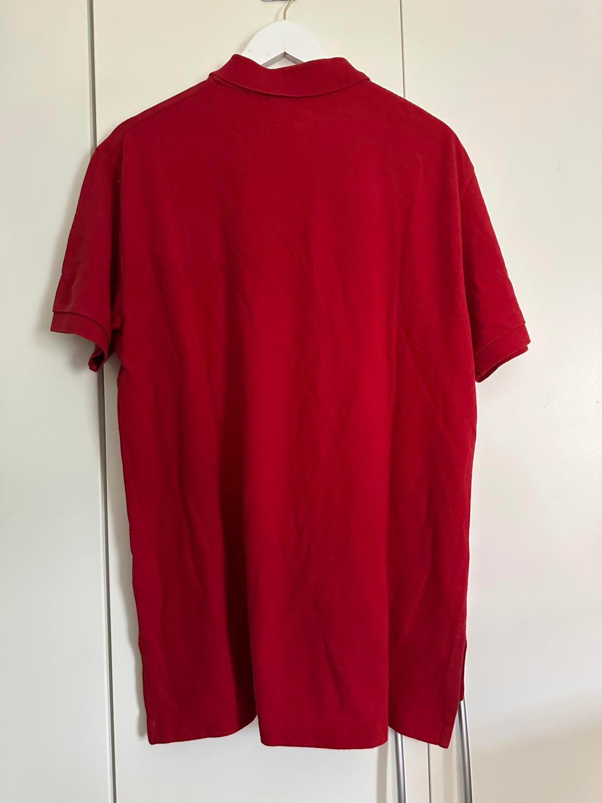 Ralph Lauren Polo Shirt Red โ Classic Fit Short Sleeve