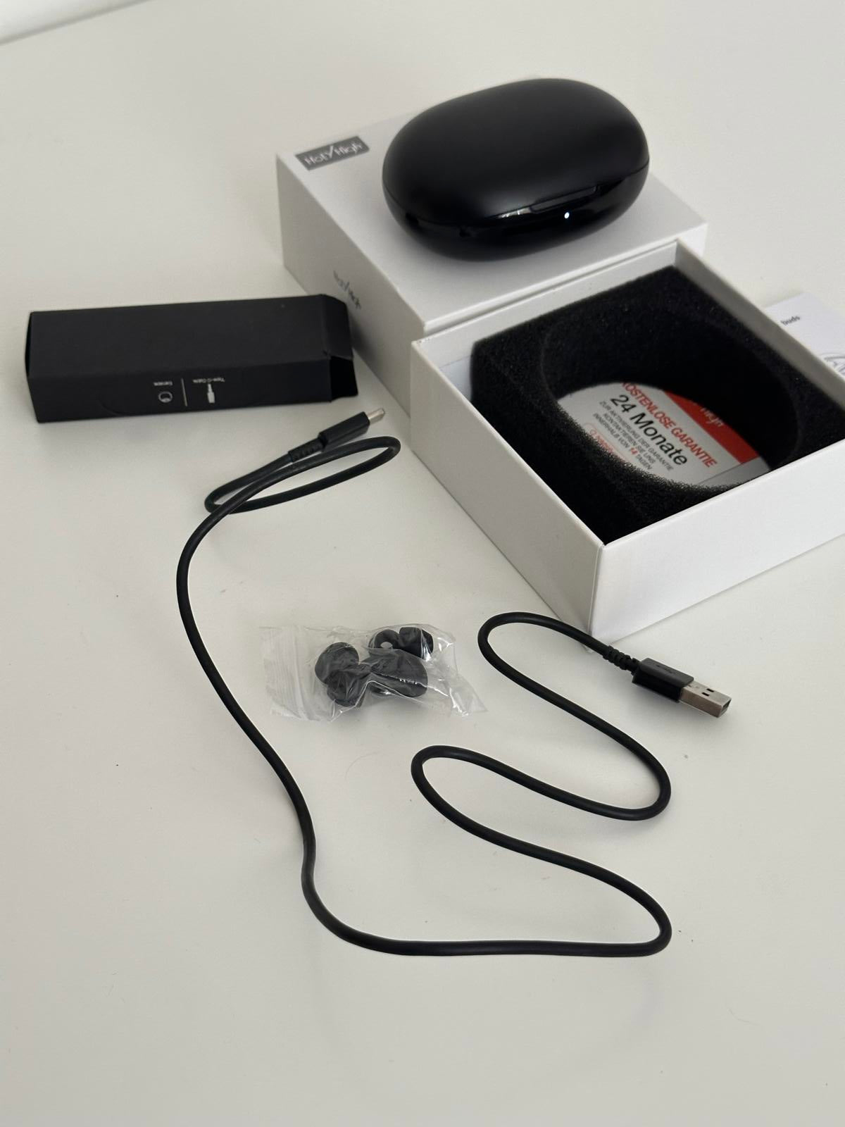 HolyHigh ET6 True Wireless Bluetooth Earbuds with Charging Case