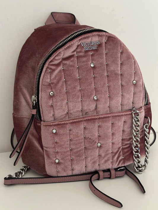 Victoria’s Secret Pink Velvet Studded Backpack