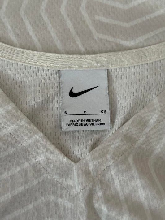 Nike Dri-FIT “Fly 96” Sleeveless Training Top – White/Cream