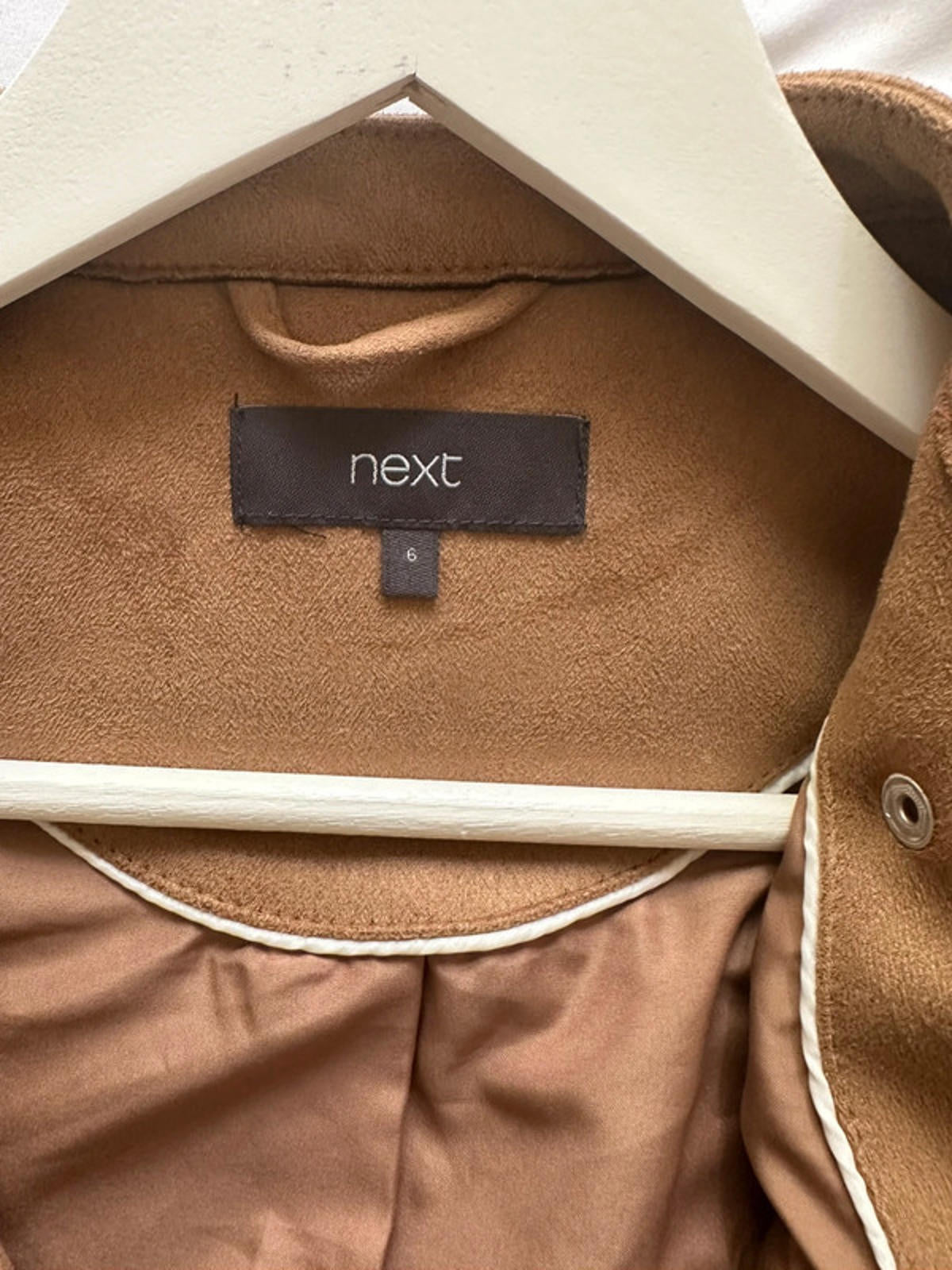 Stylish Tan Suede Biker Jacket
