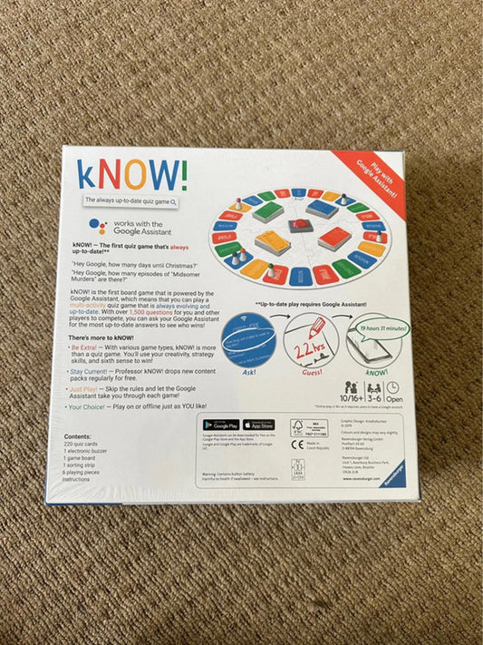 Ravensburger kNOW! Interactive Quiz Game