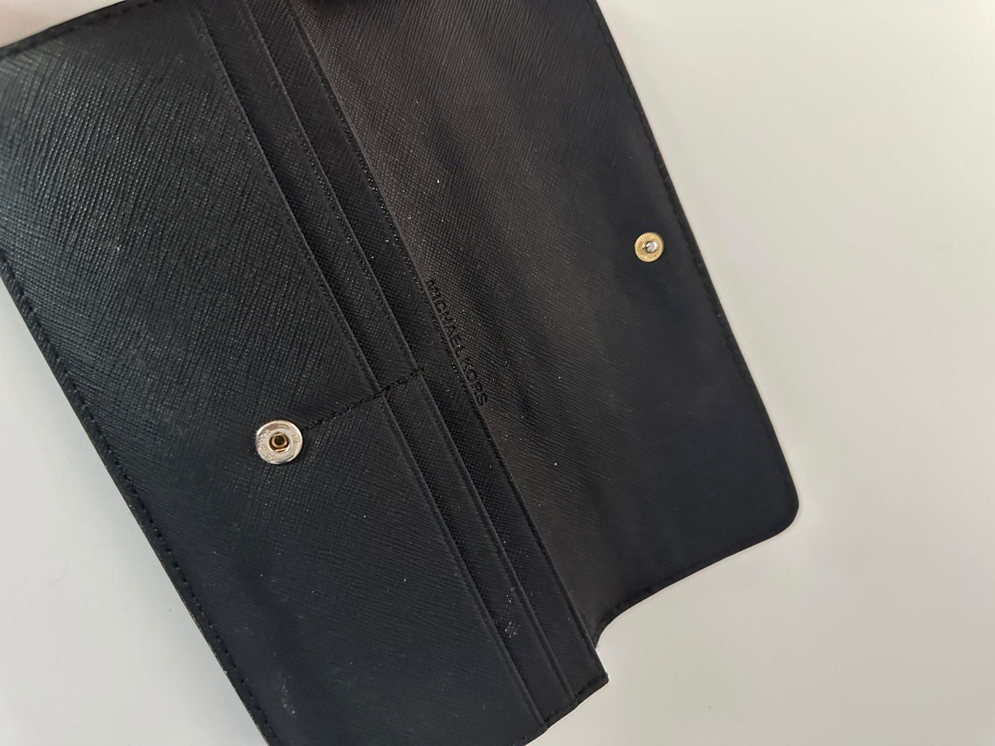 Michael Kors Black Long Wallet – Classic Designer Purse