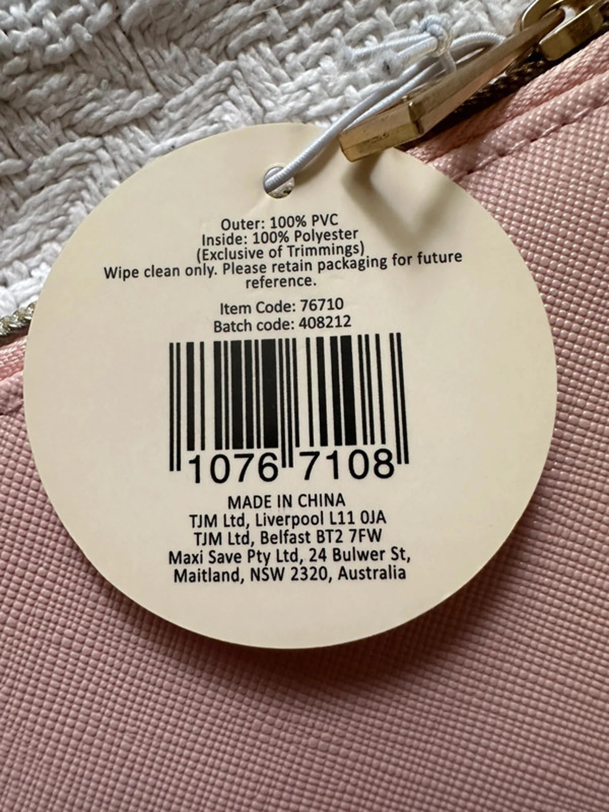 Chic Pink 'Maid of Honour' Pouch