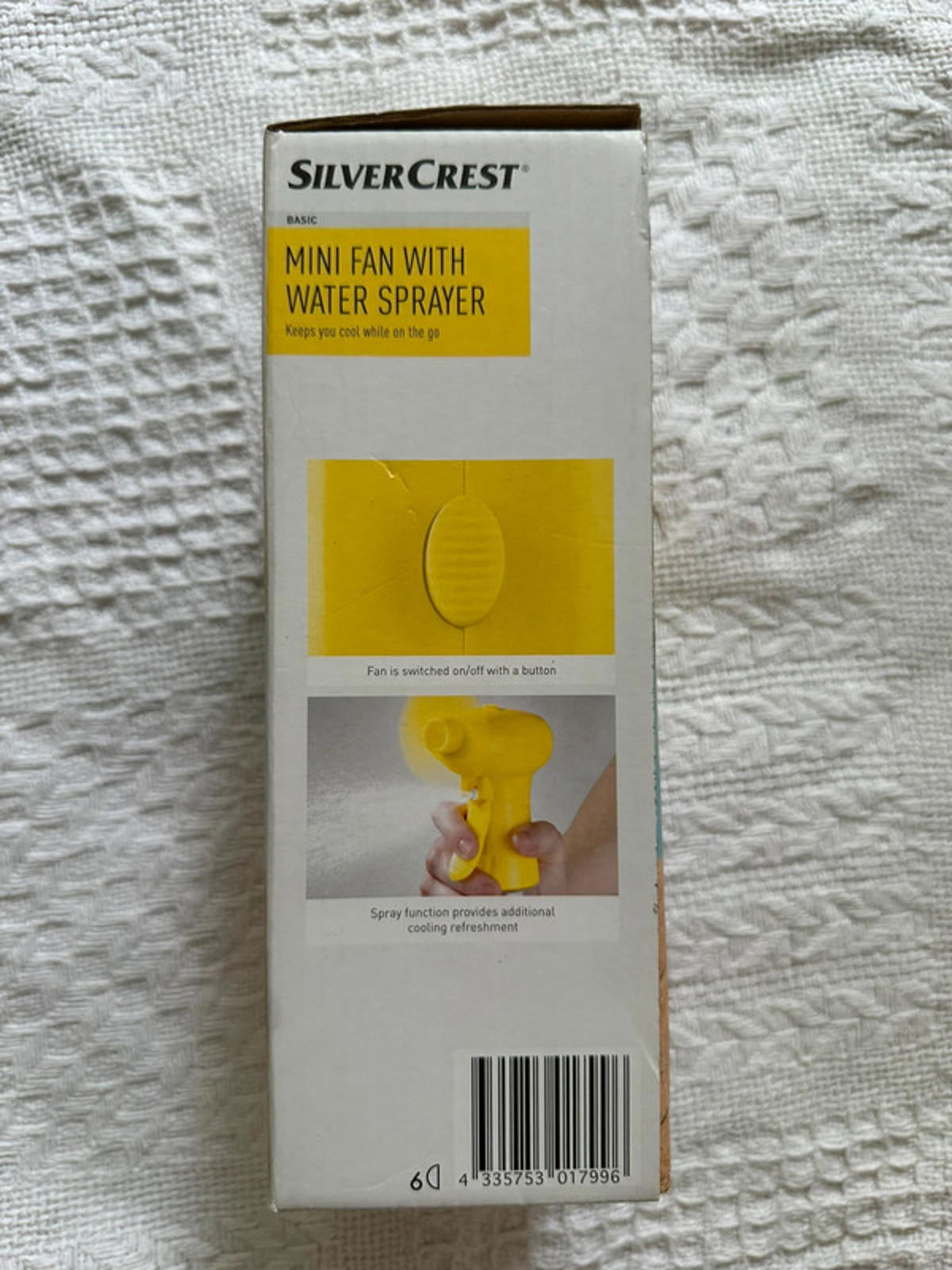 SilverCrest Mini Fan with Water Sprayer