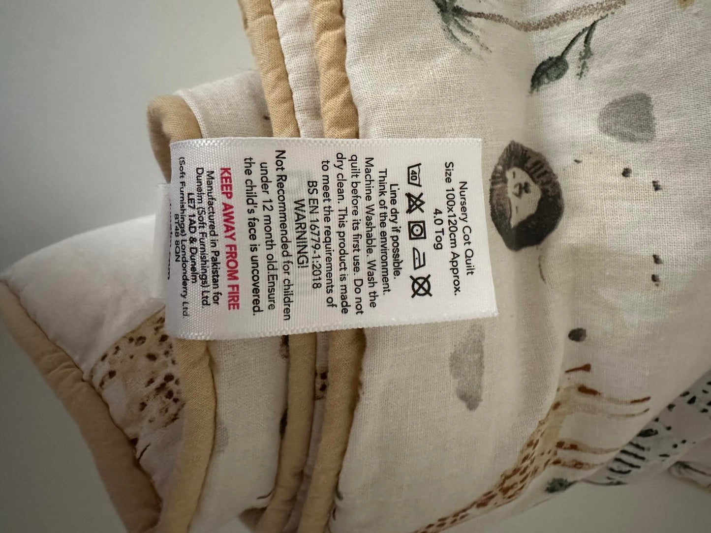 Baby Bundle – Cot Quilt, Sleepsuits, Rompers & Baby Vitamin D Drops