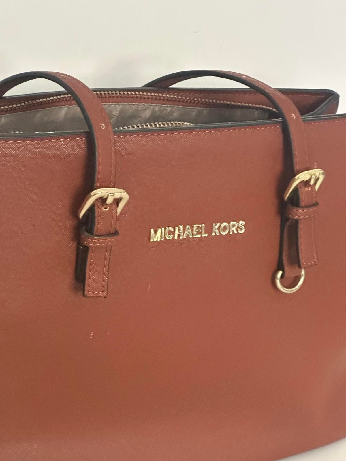 Michael Kors Tan Tote Bag – Elegant Everyday Designer Handbag
