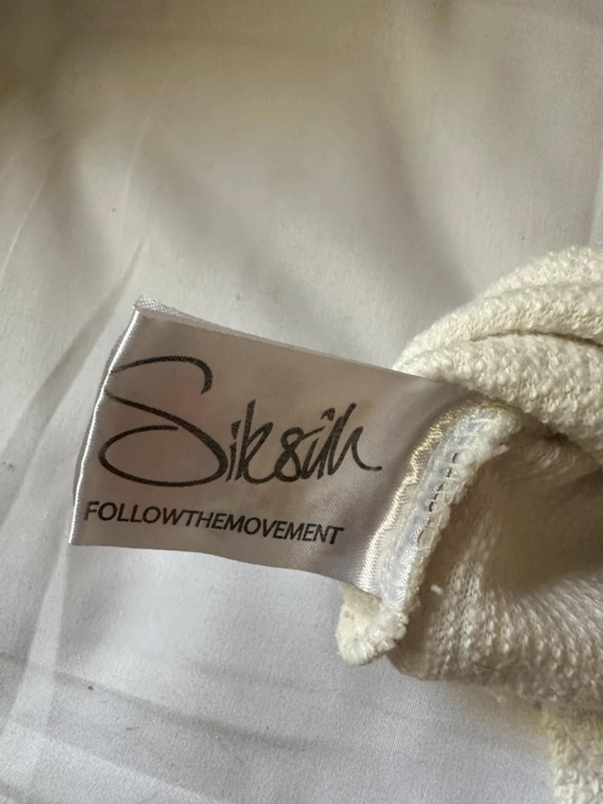 SikSilk Men's Short Sleeve T-Shirt in Cream