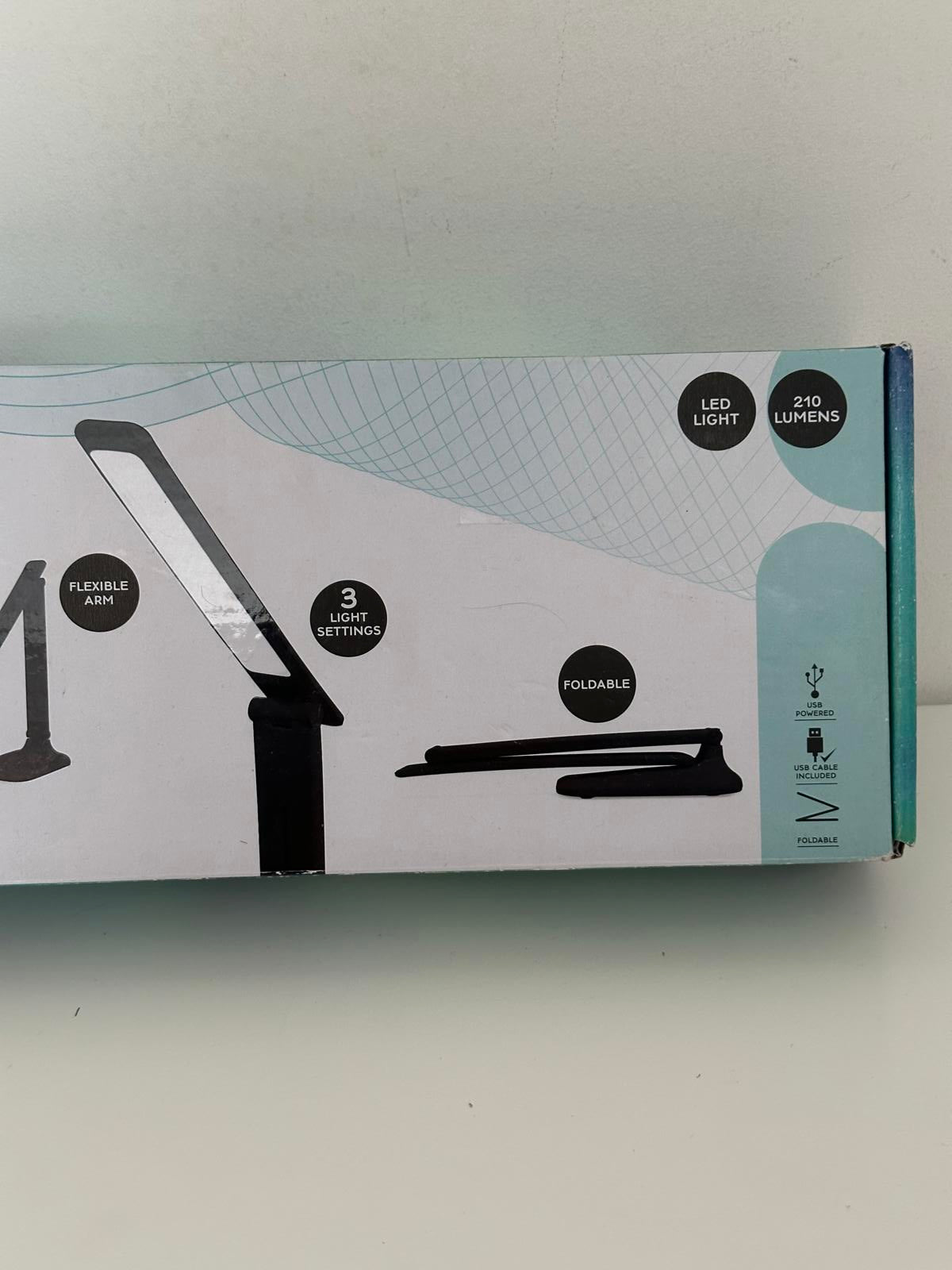 Vido Office USB LED Desk Lamp – Touch Activated, Flexible & Foldable