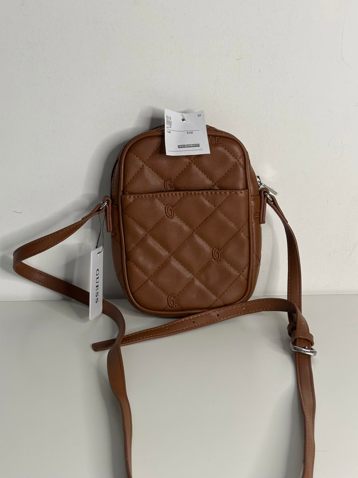 Guess Quilted Crossbody Bag – Small Travel Shoulder Bag