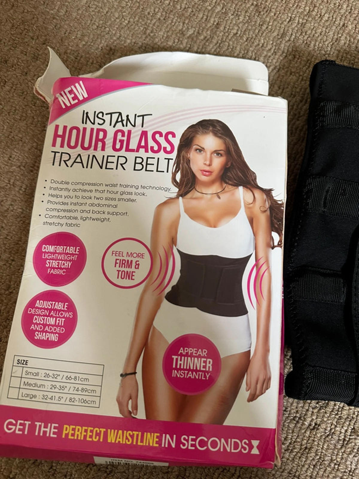 Instant Hour Glass Trainer Belt - Waist Shaper