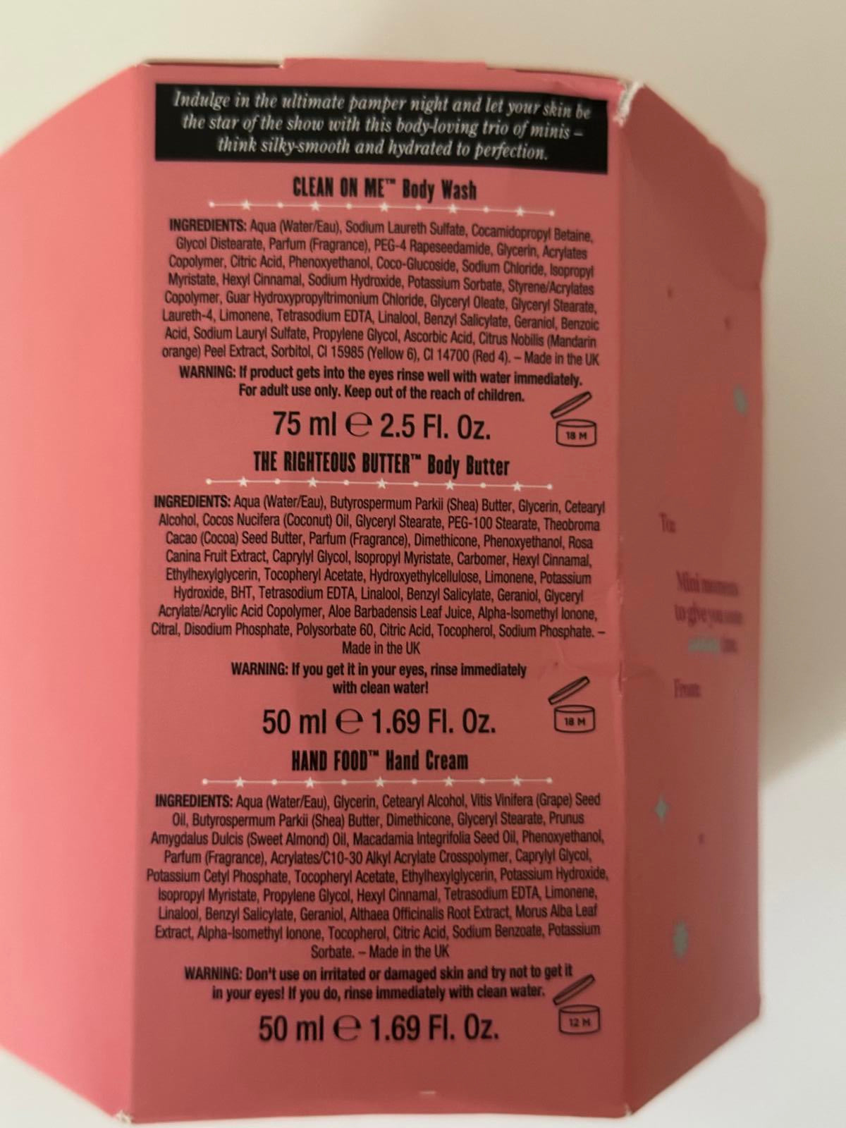 Soap & Glory Pink Gloriously Gift Set – Body Wash, Body Butter & Hand Cream Trio