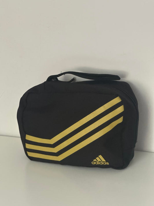 Adidas Black & Gold Travel Pouch / Toiletry Bag