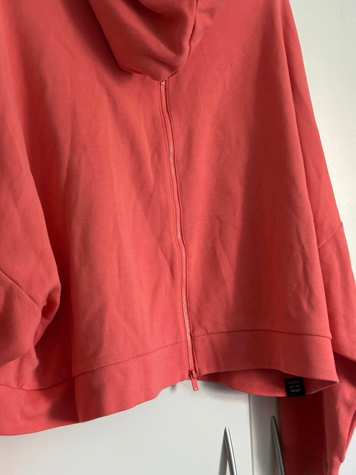 Adidas Pink Hoodie with Back Zip