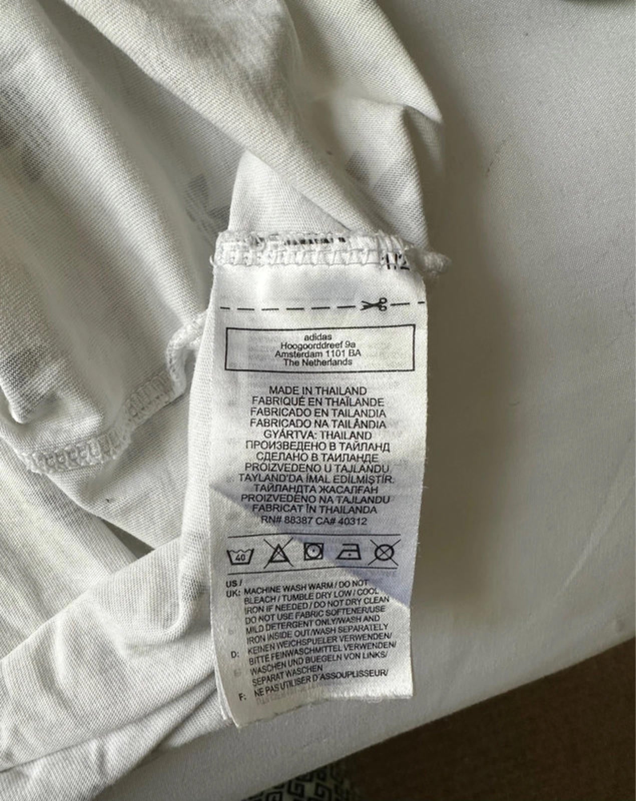 Adidas Men's Graphic Tee - Classic White with Iconic Logo