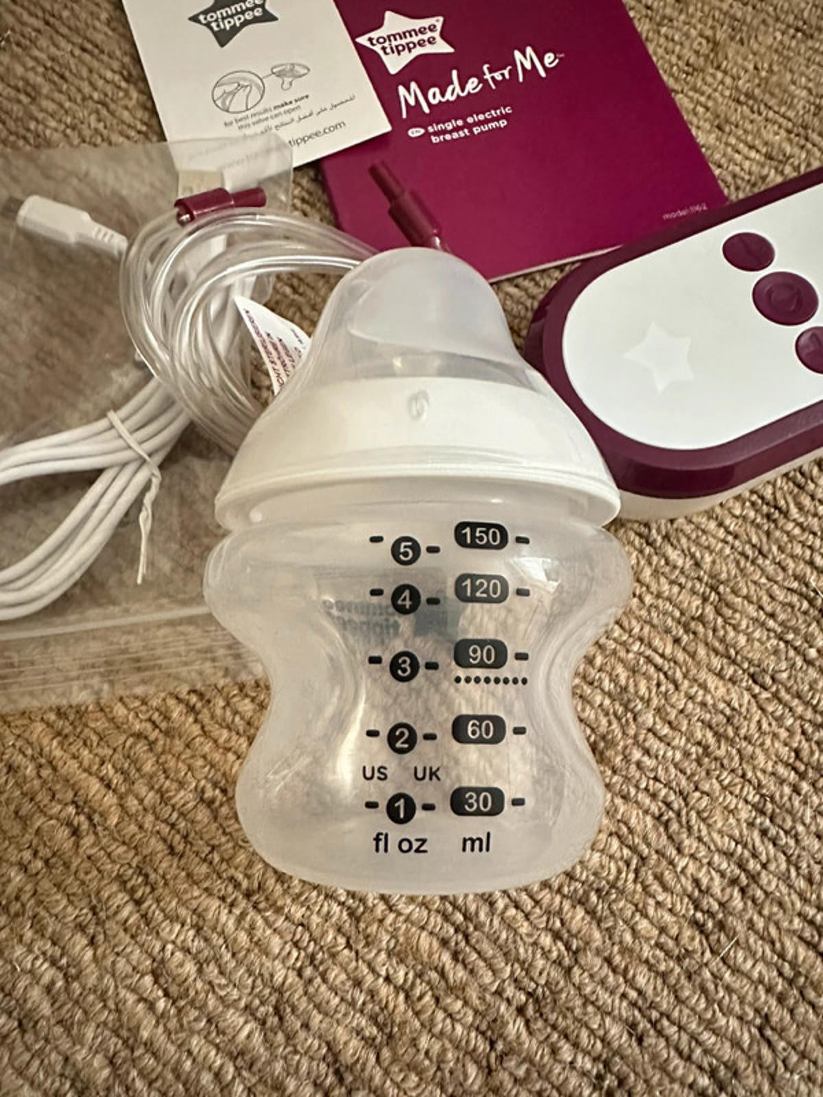 Tommee Tippee Made for Me Single Electric Breast Pump - Complete Set