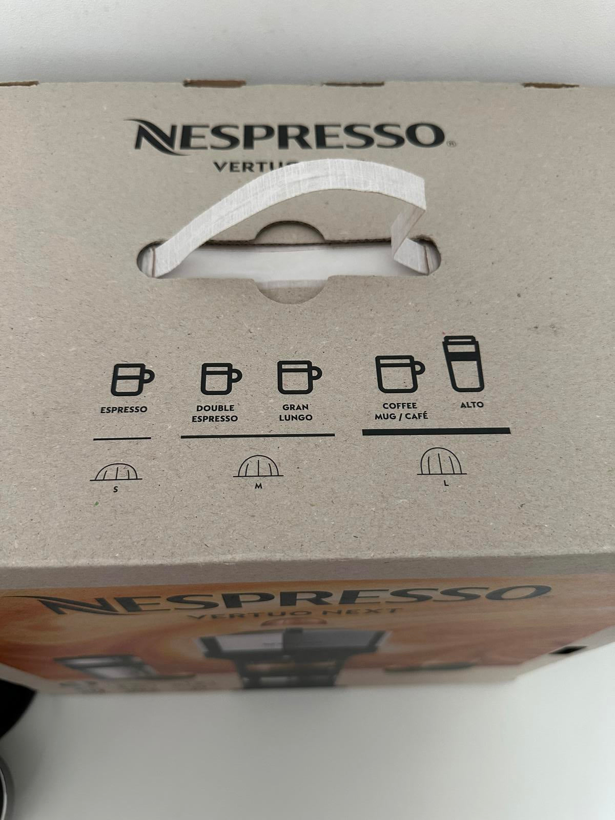 Nespresso Vertuo Next Coffee Machine – Chrome Black | With Box