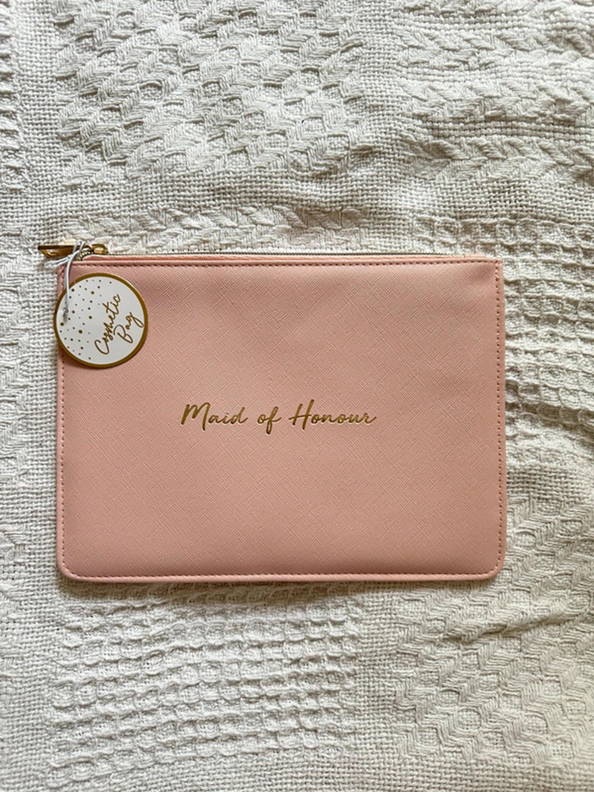 Chic Pink 'Maid of Honour' Pouch