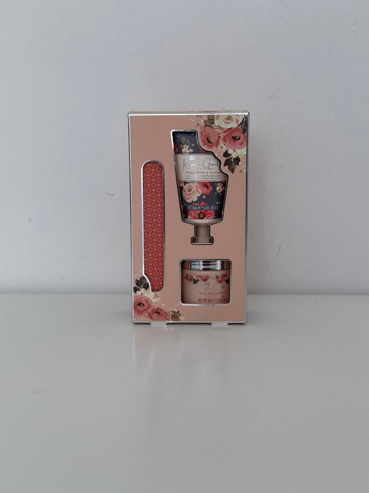 Baylis & Harding Royale Garden Luxury Manicure Gift Set – Peach, Peony & Jasmine
