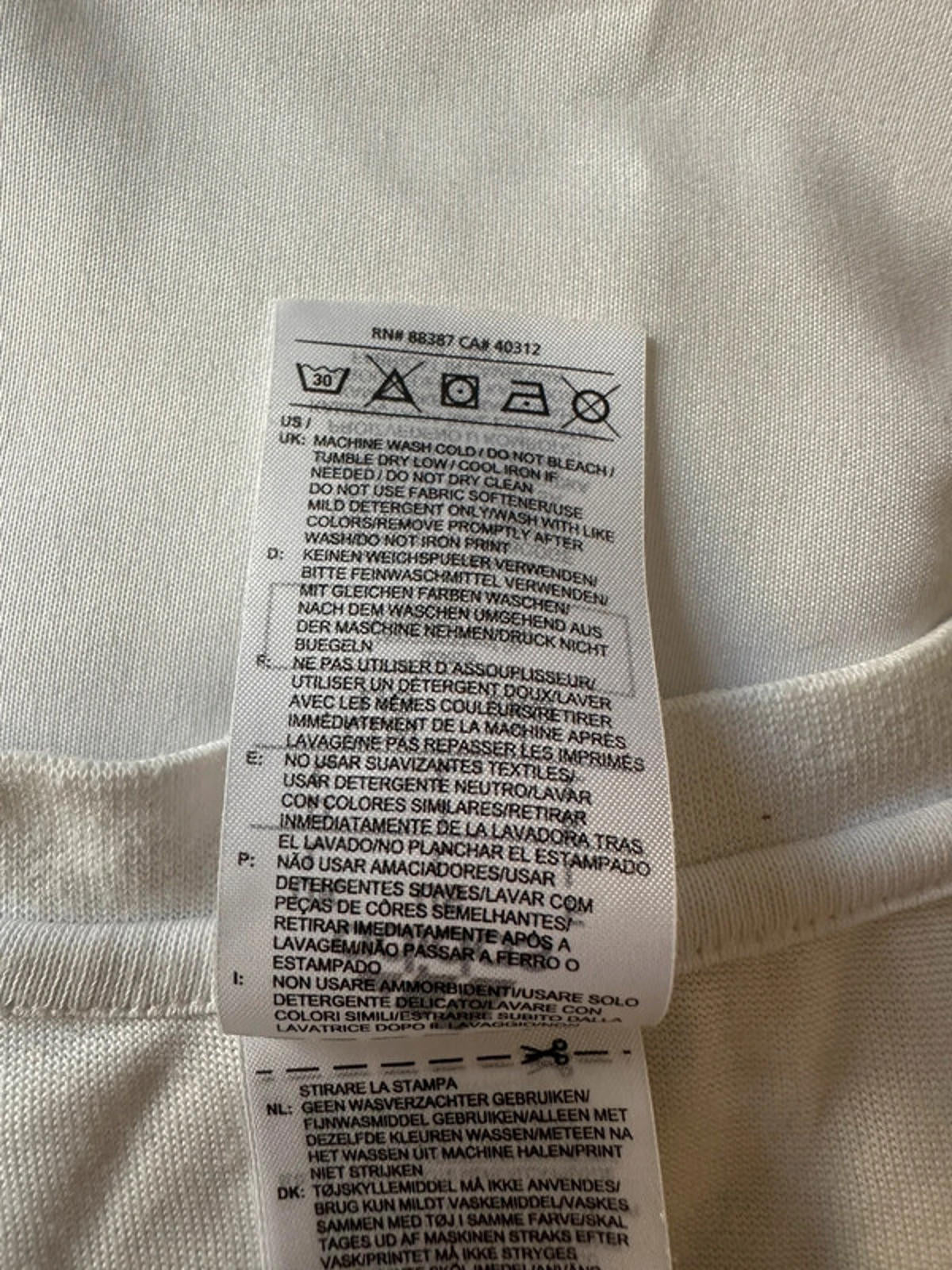 Adidas Men's White Graphic T-Shirt