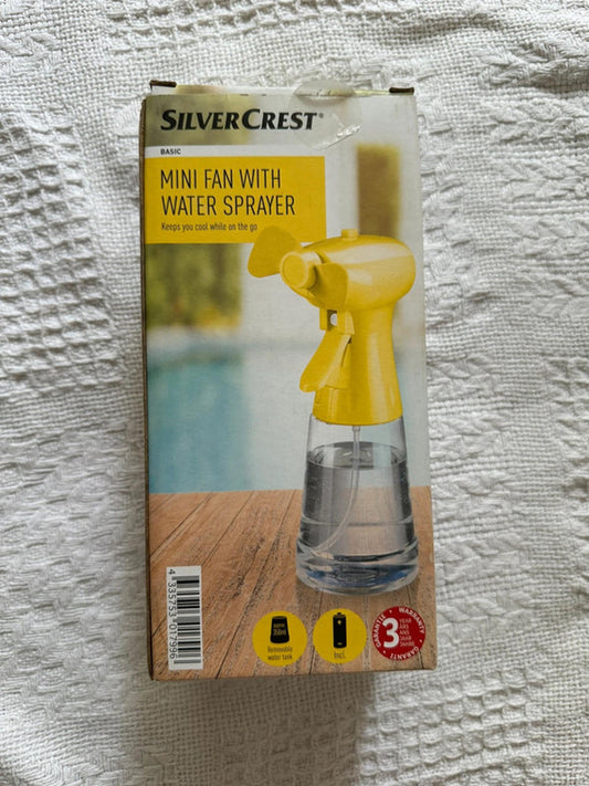 SilverCrest Mini Fan with Water Sprayer