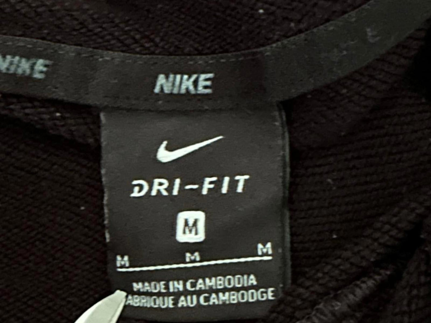 Nike Dri-FIT Black Pullover Hoodie – Medium