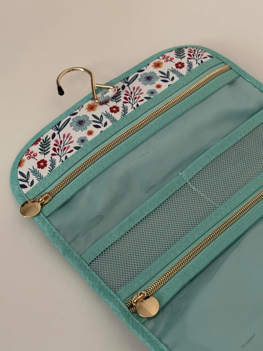 Finpac Floral Hanging Toiletry Travel Bag