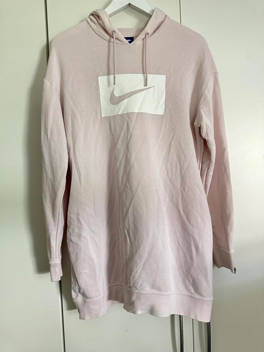 Nike Pink Hoodie Sweatshirt – Small Logo Pullover