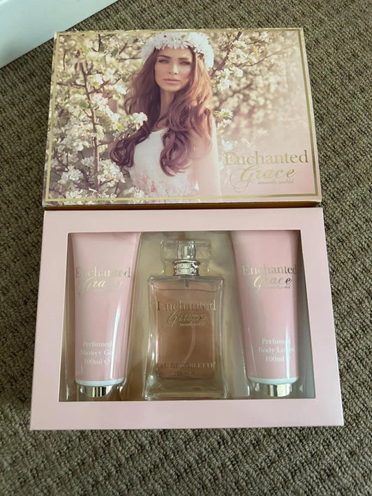 Enchanted Grace Gift Set - Perfumed Shower Gel, Body Lotion & Eau de Toilette
