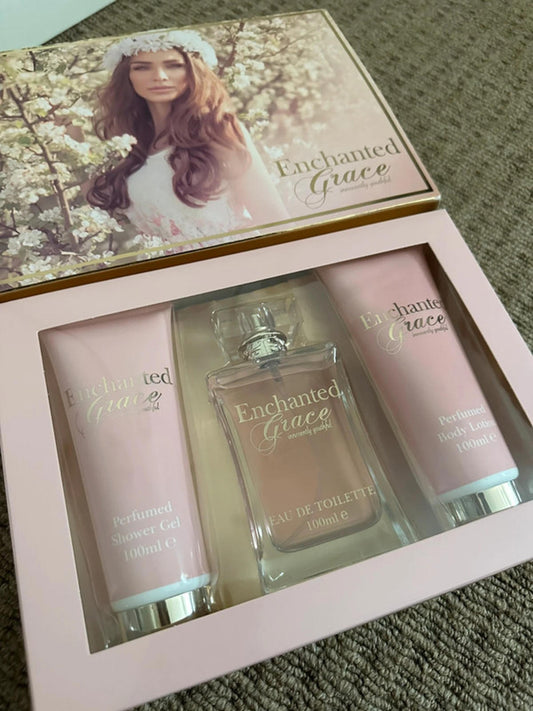 Enchanted Grace Gift Set - Perfumed Shower Gel, Body Lotion & Eau de Toilette