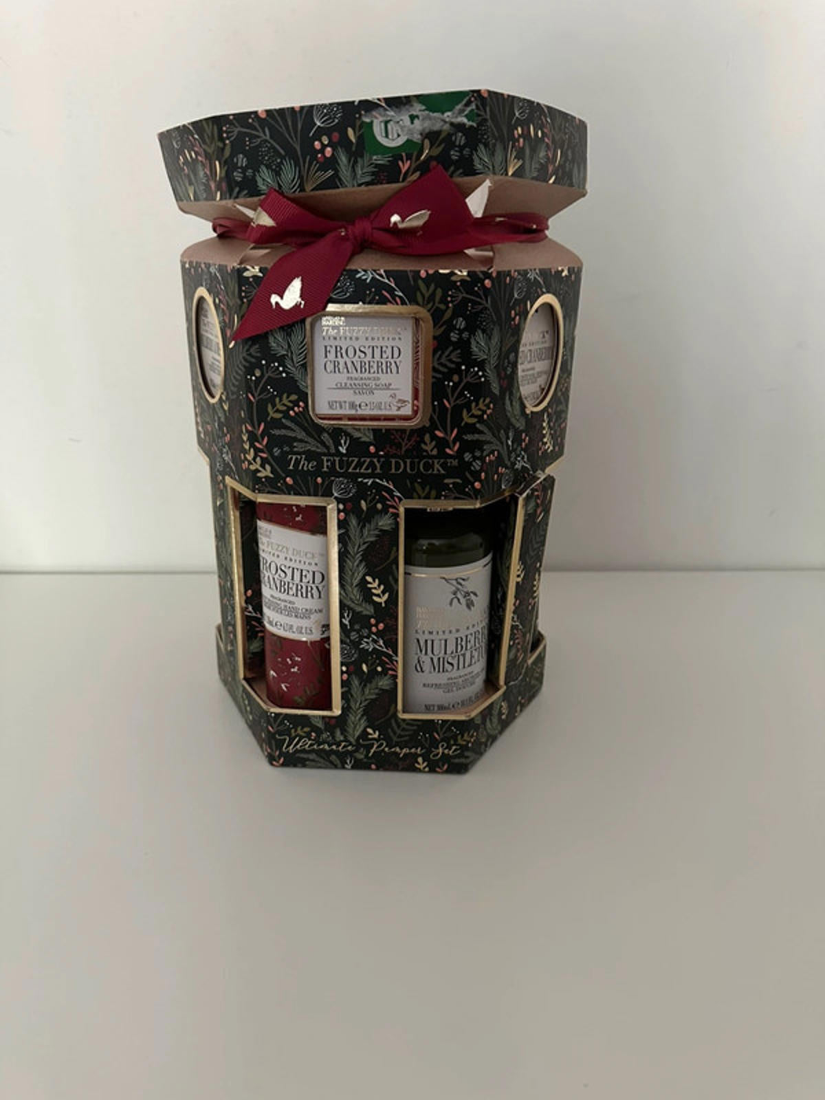 The Fuzzy Duck Gift Set - Frosted Cranberry & Mulberry Misteltoe