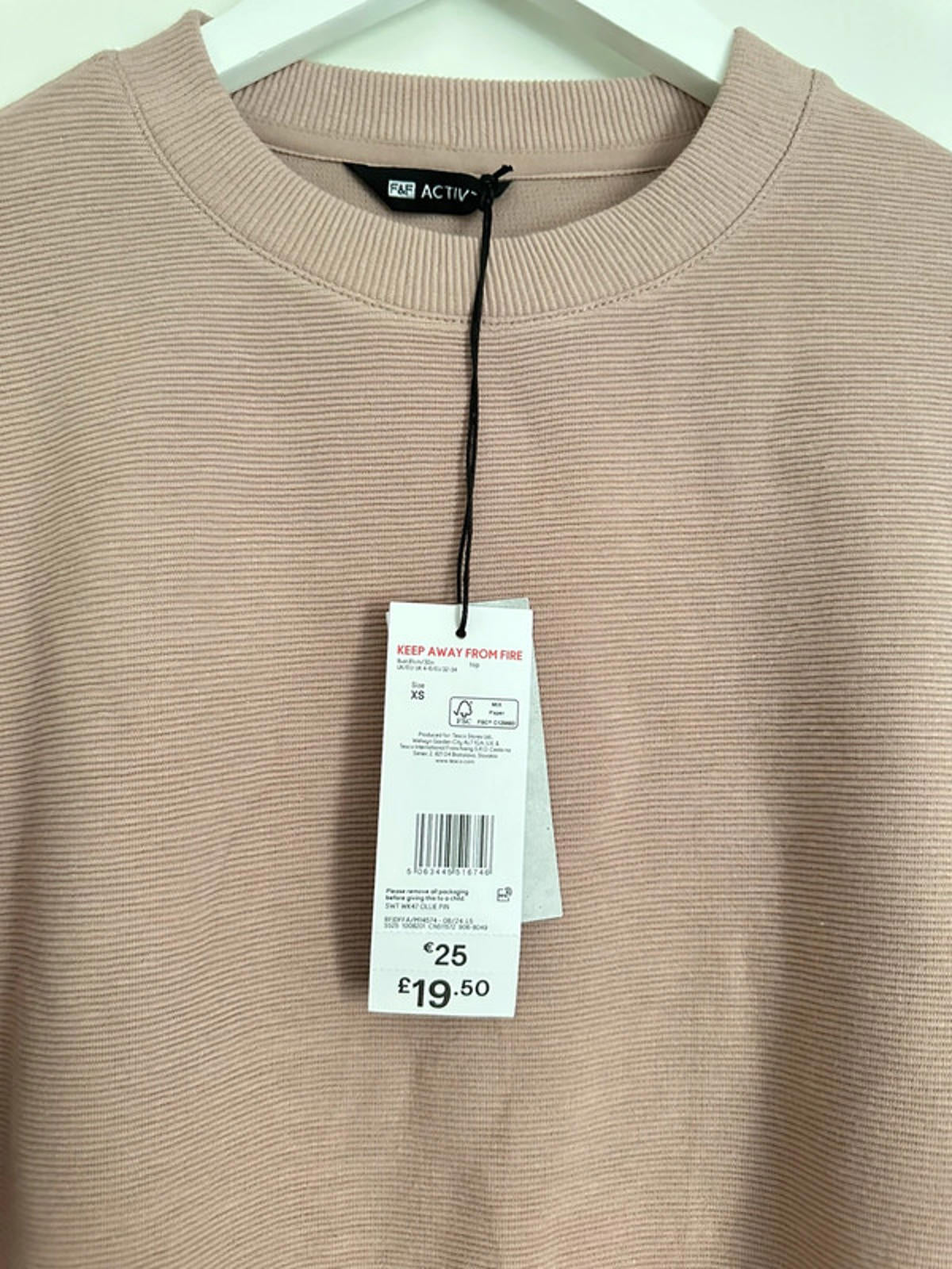 Casual Pink Sweatshirt by Active