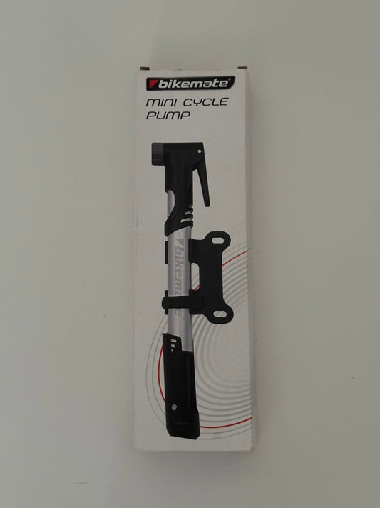 Bikemate Mini Cycle Pump – Compact & Lightweight with Universal Mounting Bracket