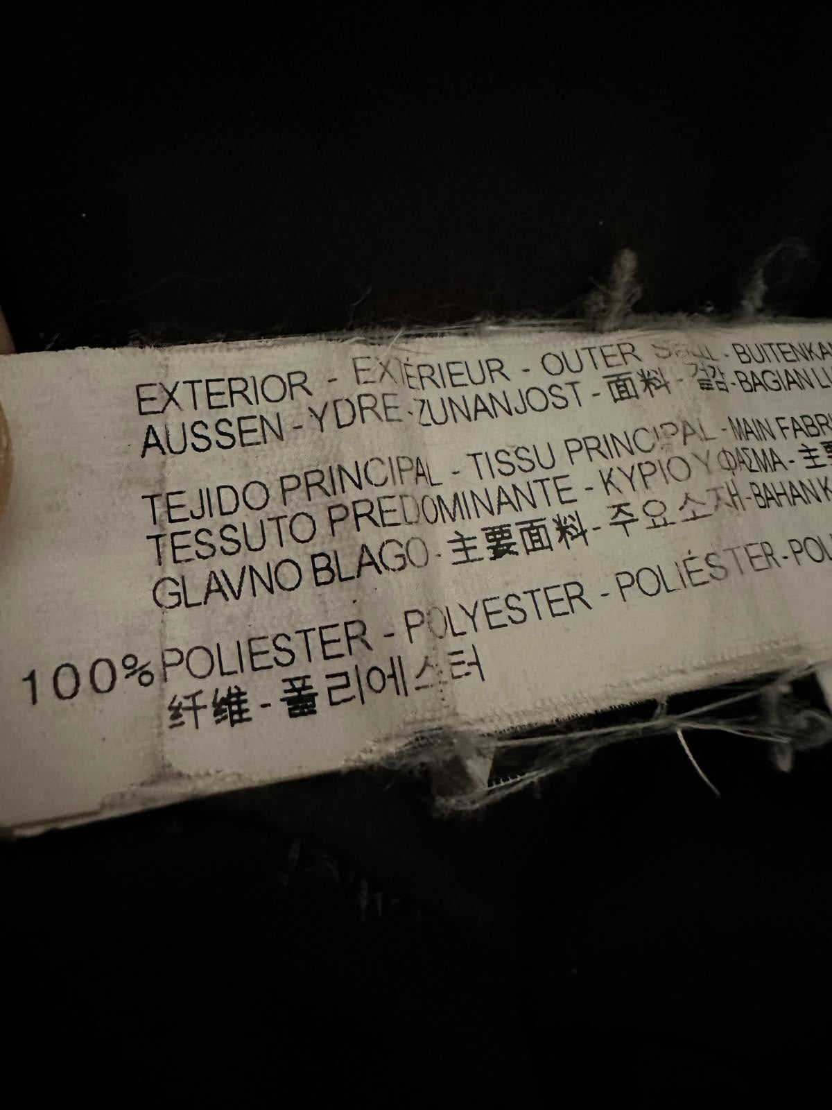 Black ZARA Basic Longline Puffer Coat with Faux-Fur Hood