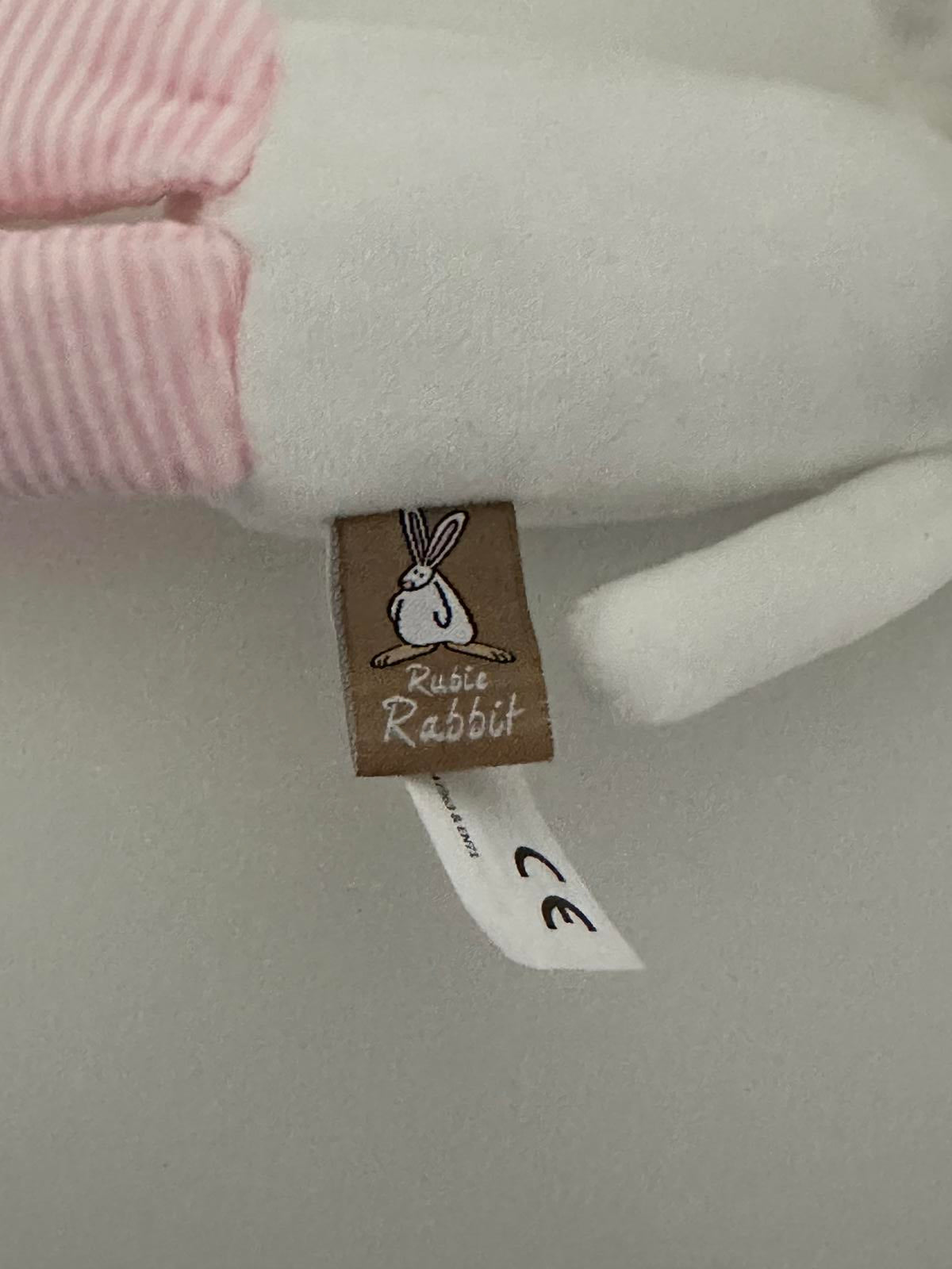 Rufus Rabbit ‘Rubie Rabbit’ Baby Rattle – Gift Boxed