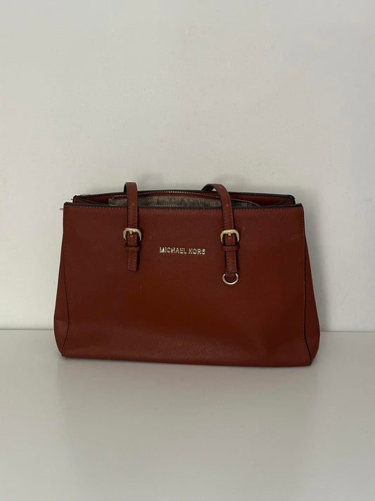 Michael Kors Tan Tote Bag – Elegant Everyday Designer Handbag