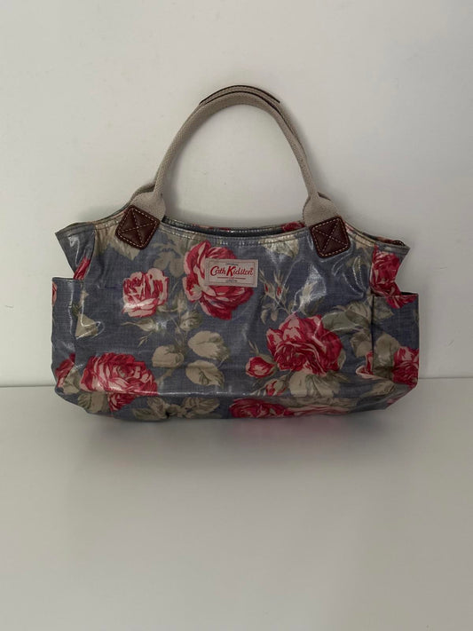 Cath Kidston Blue/Grey Floral Oilcloth Handbag