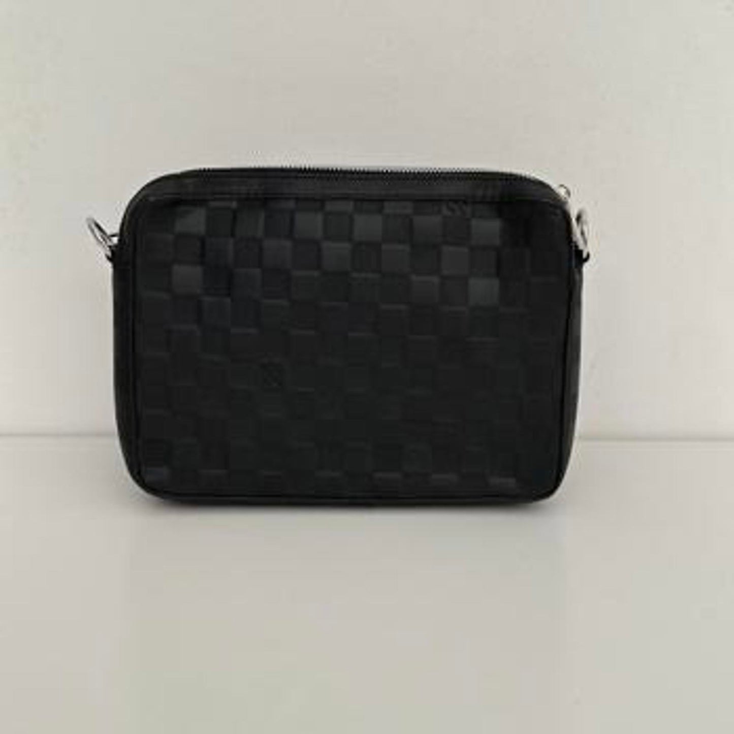 Louis Vuitton Damier Graphite Crossbody Bag with Strap & Pouch